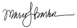 signature of Marco barker